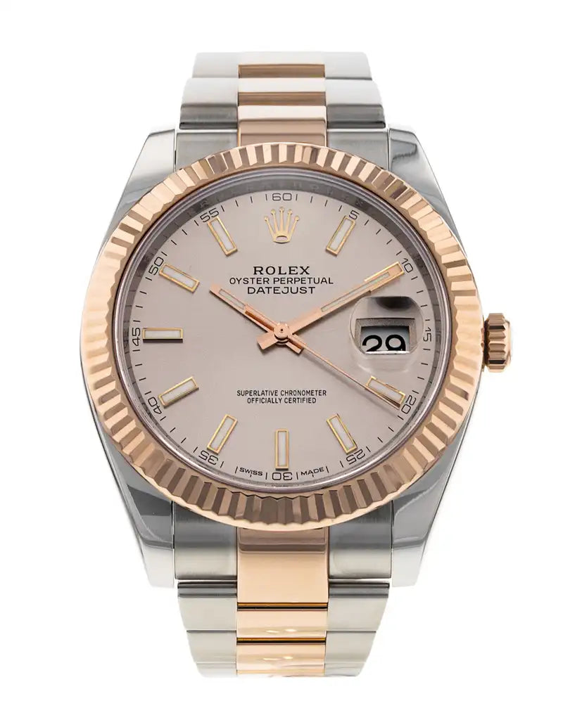 Rolex Datejust 41 Stainless Steel and Rose Gold Watch