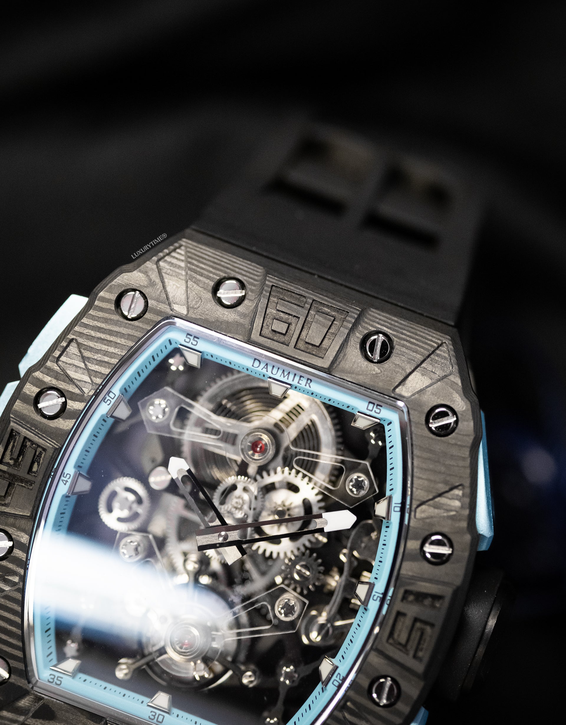 Daumier Skeleton Tourbillon Men's Watch