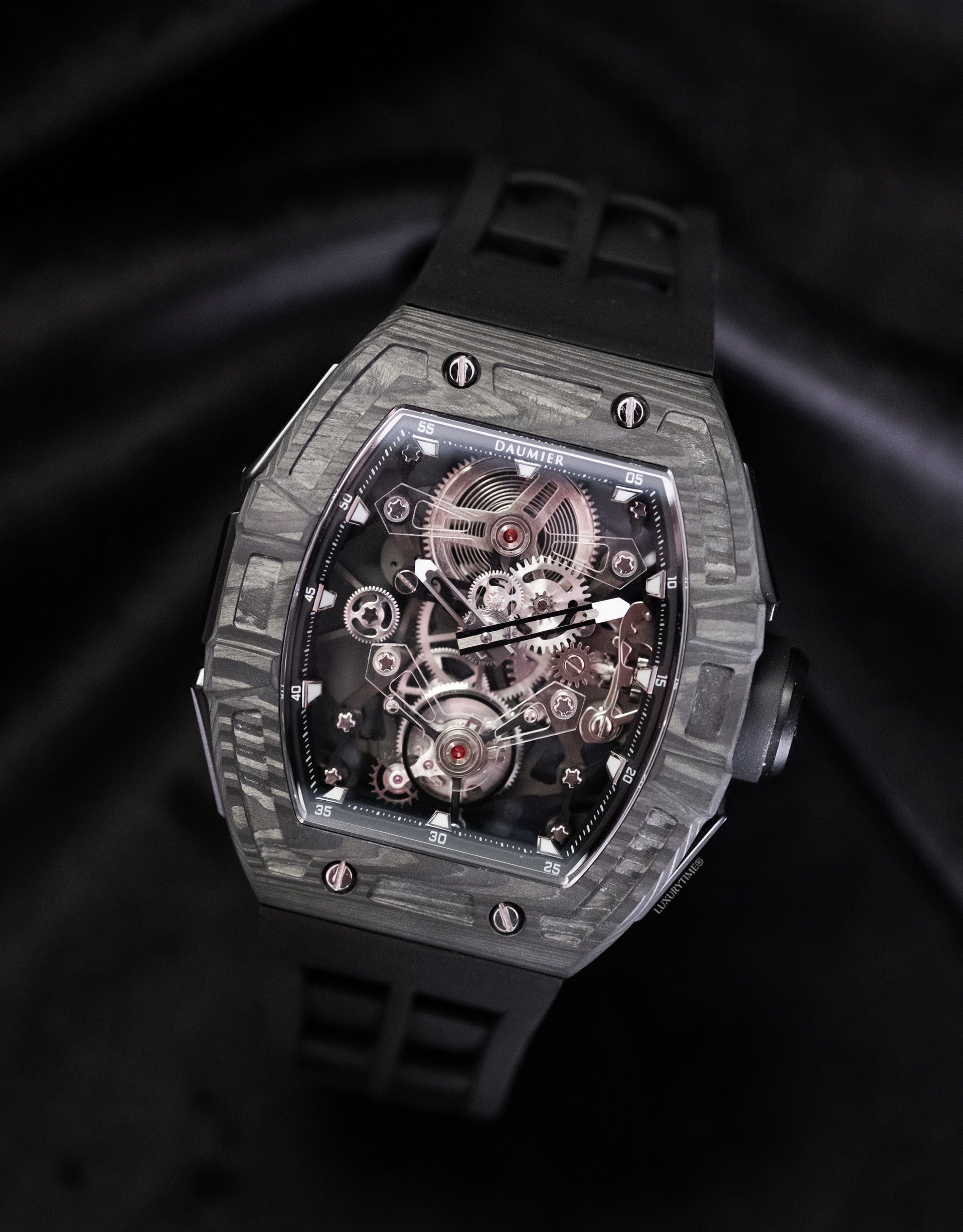 Daumier DM8699F Carbon Fibre Tourbillon Men's Watch