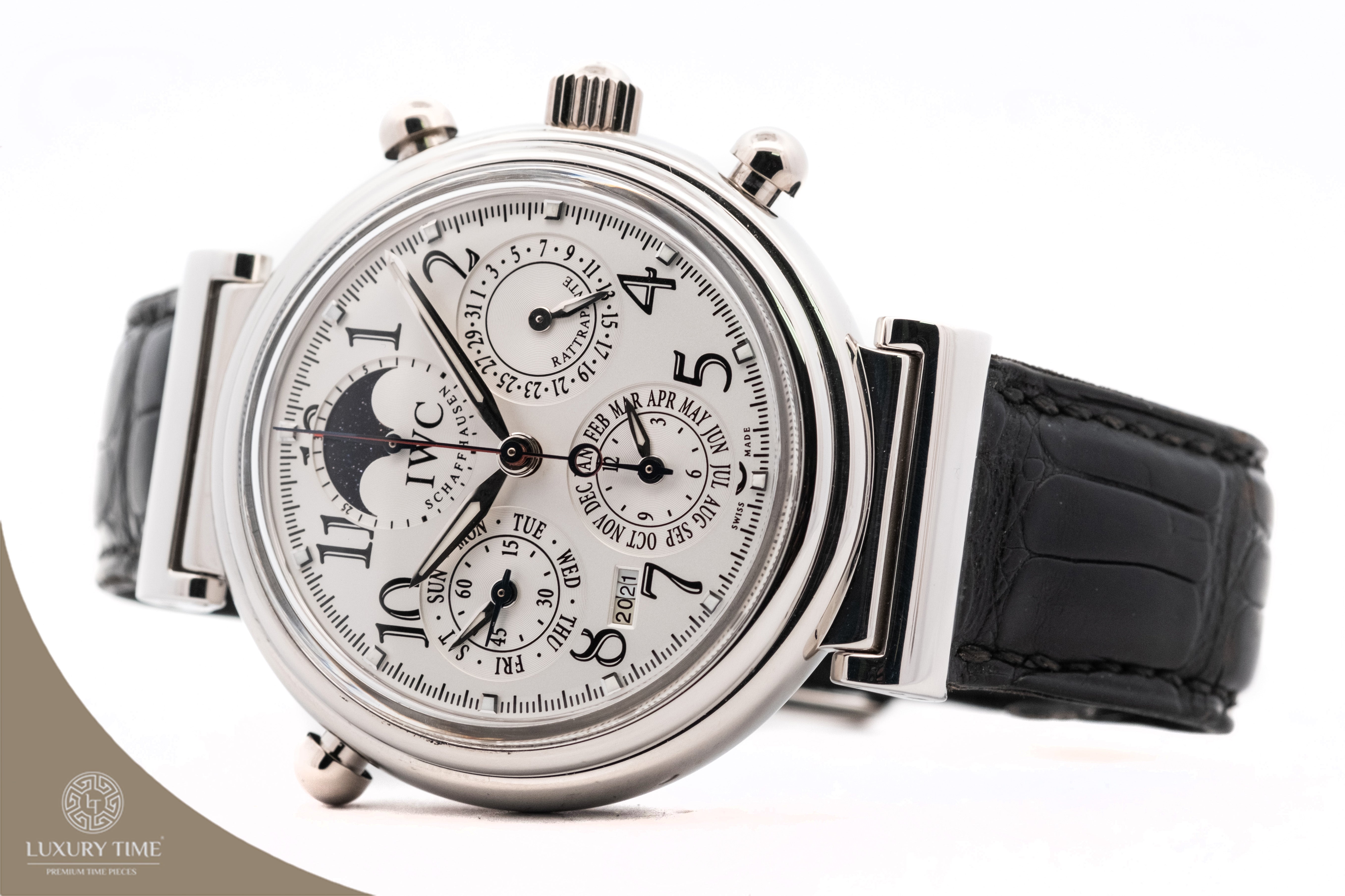 IWC Da Vinci Rattrapante Platinum Men's Watch
