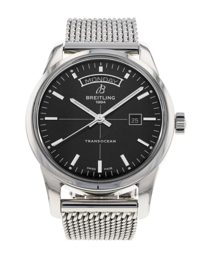 Breitling Transocean Automatic Chronometer Black Dial Men's Watch