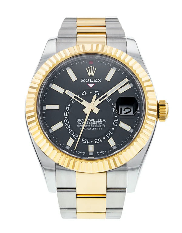 Rolex Sky-Dweller Black Dial Men's Watch