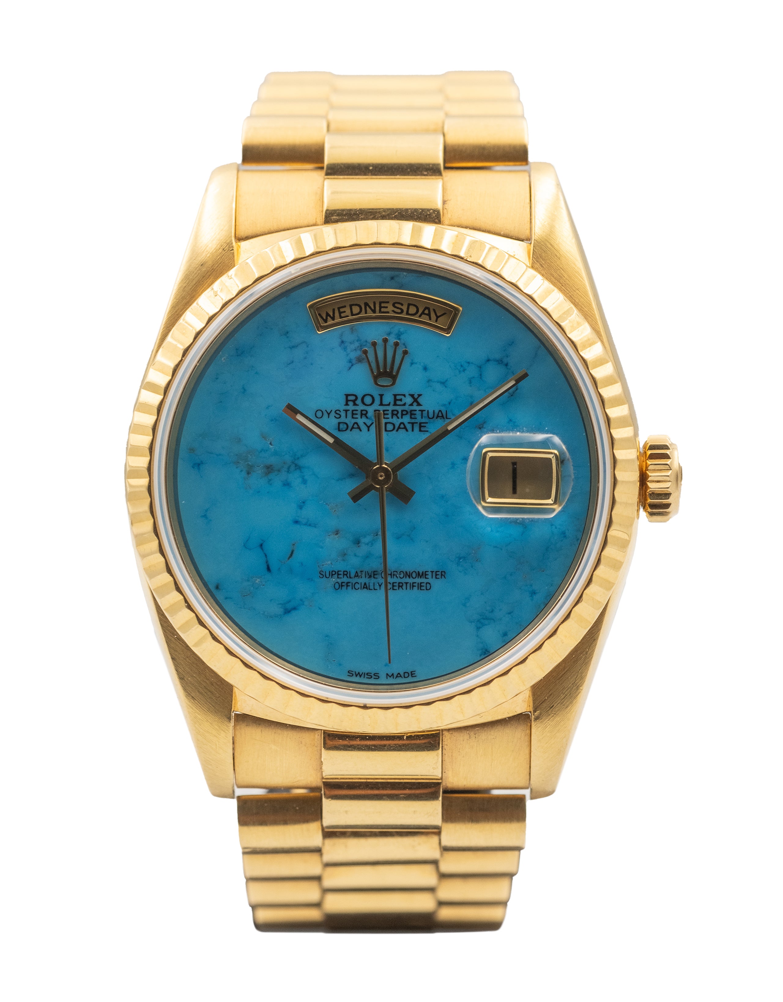 Rolex Day-Date Yellow Gold Mens Watch