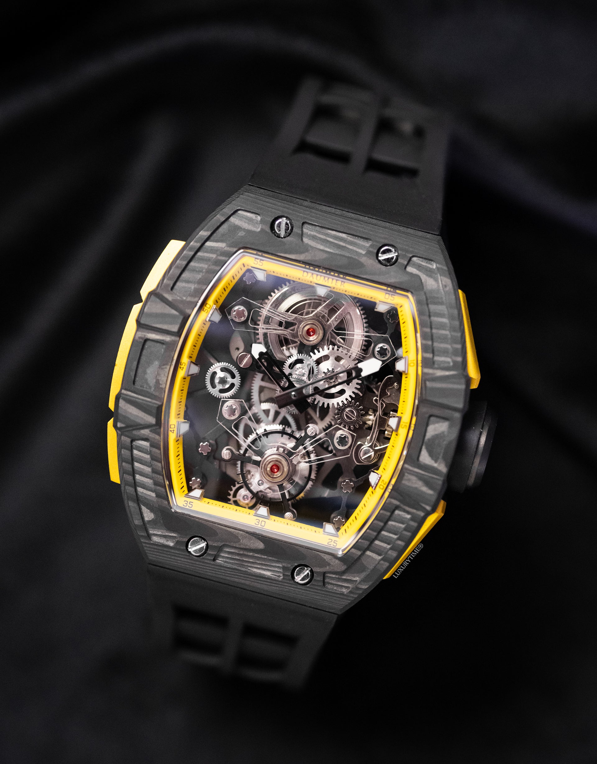 Daumier Skeleton Tourbillon Men's Watch
