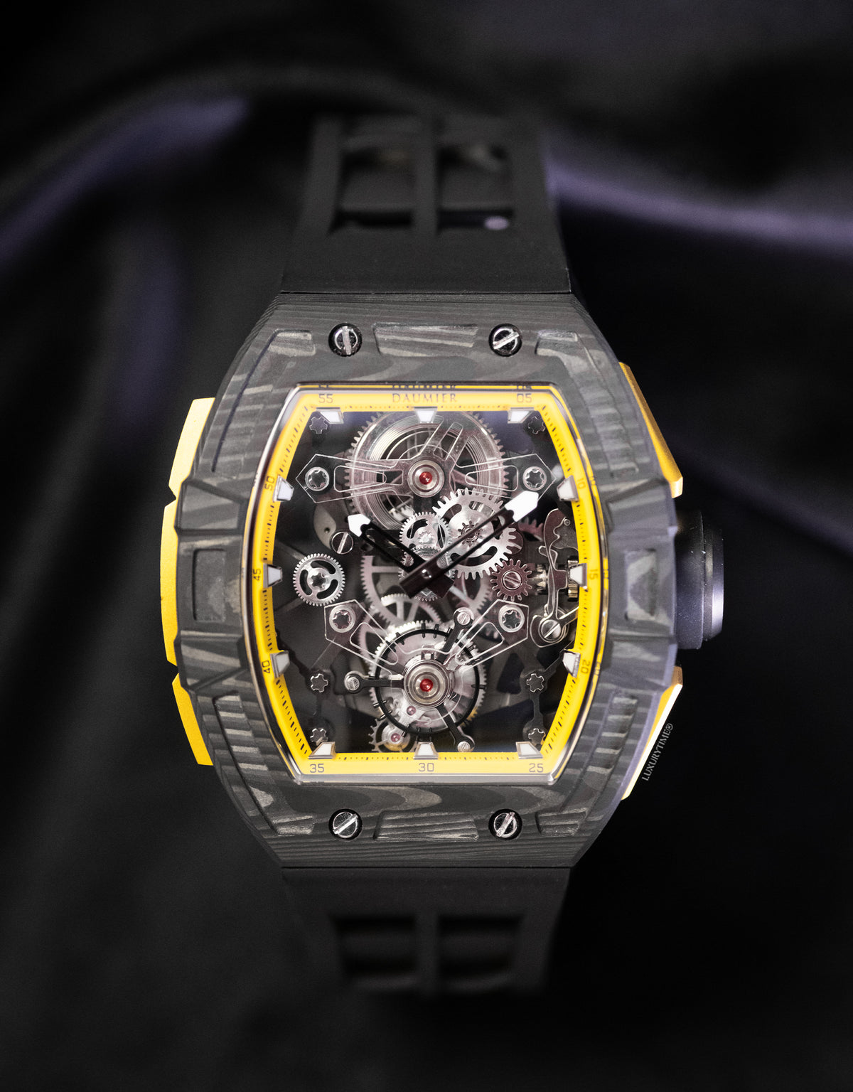 Daumier Skeleton Tourbillon Men's Watch