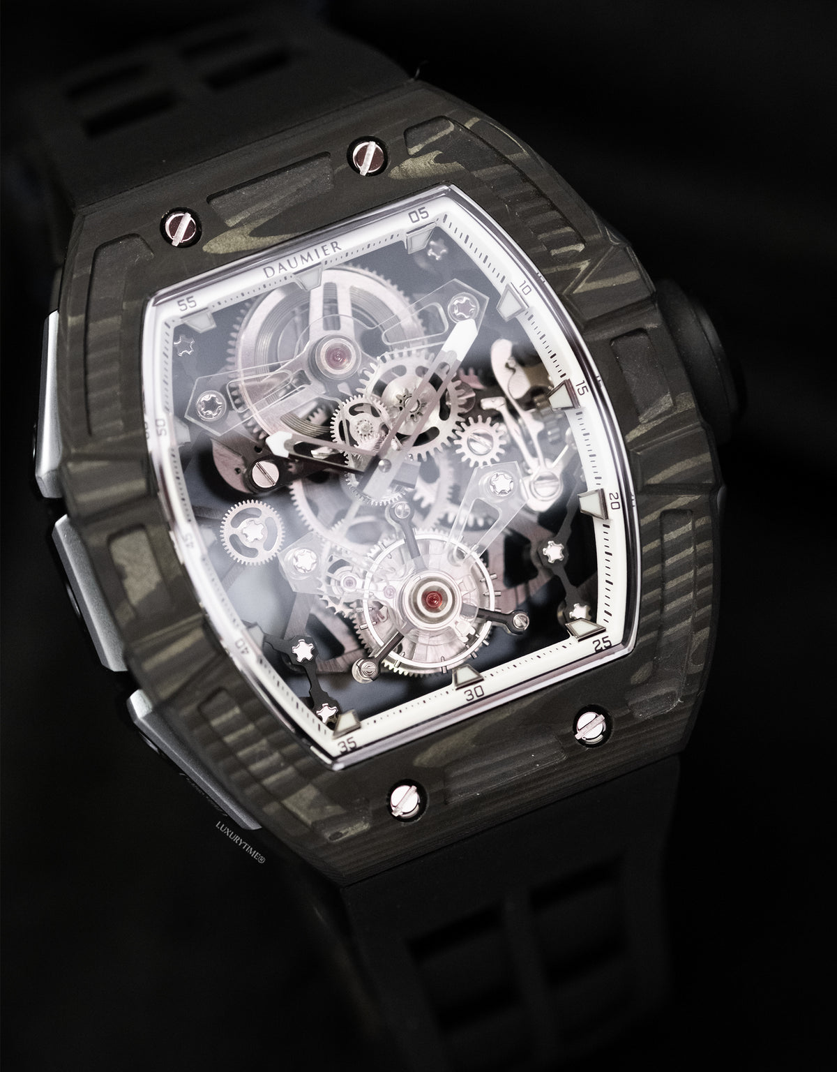 Daumier Skeleton Tourbillon Men's Watch