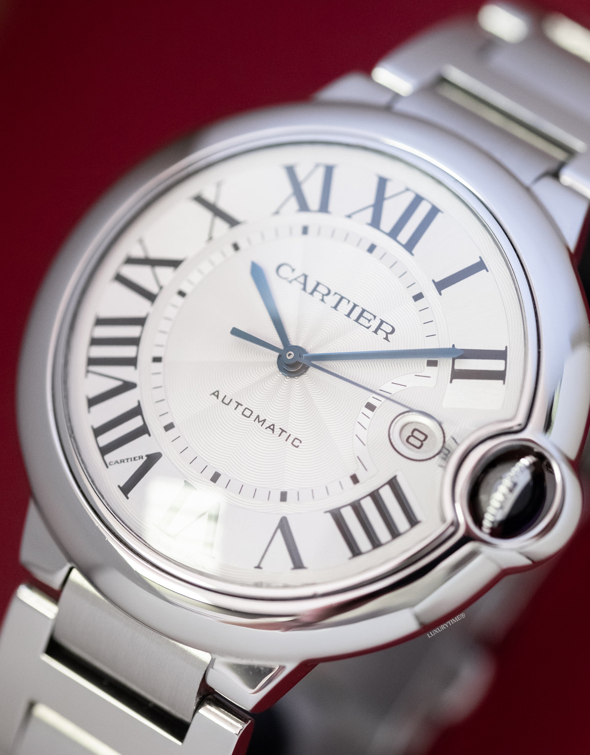 Cartier Ballon Bleu de Silver Opaline Dial Automatic Men's Watch