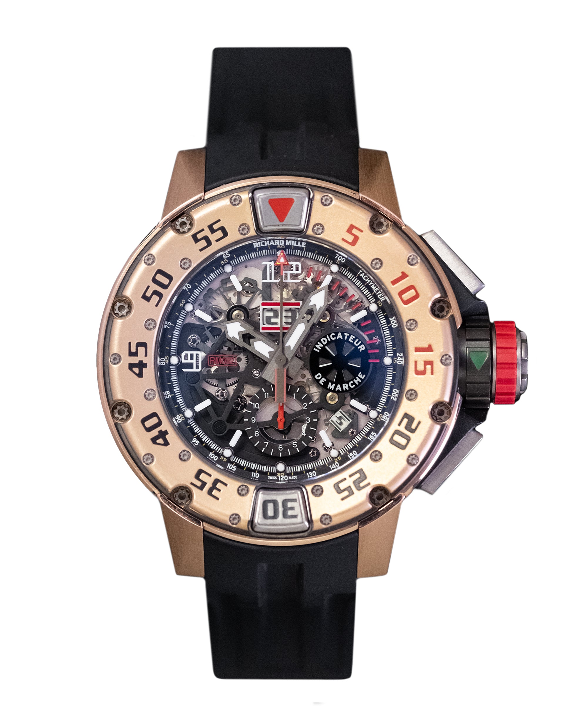Richard Mille RM-32 AJ RG Flyback Chronograph Diver Men's Watch