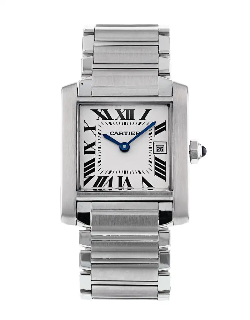 Cartier Tank Francaise Silver Dial Ladies Watch