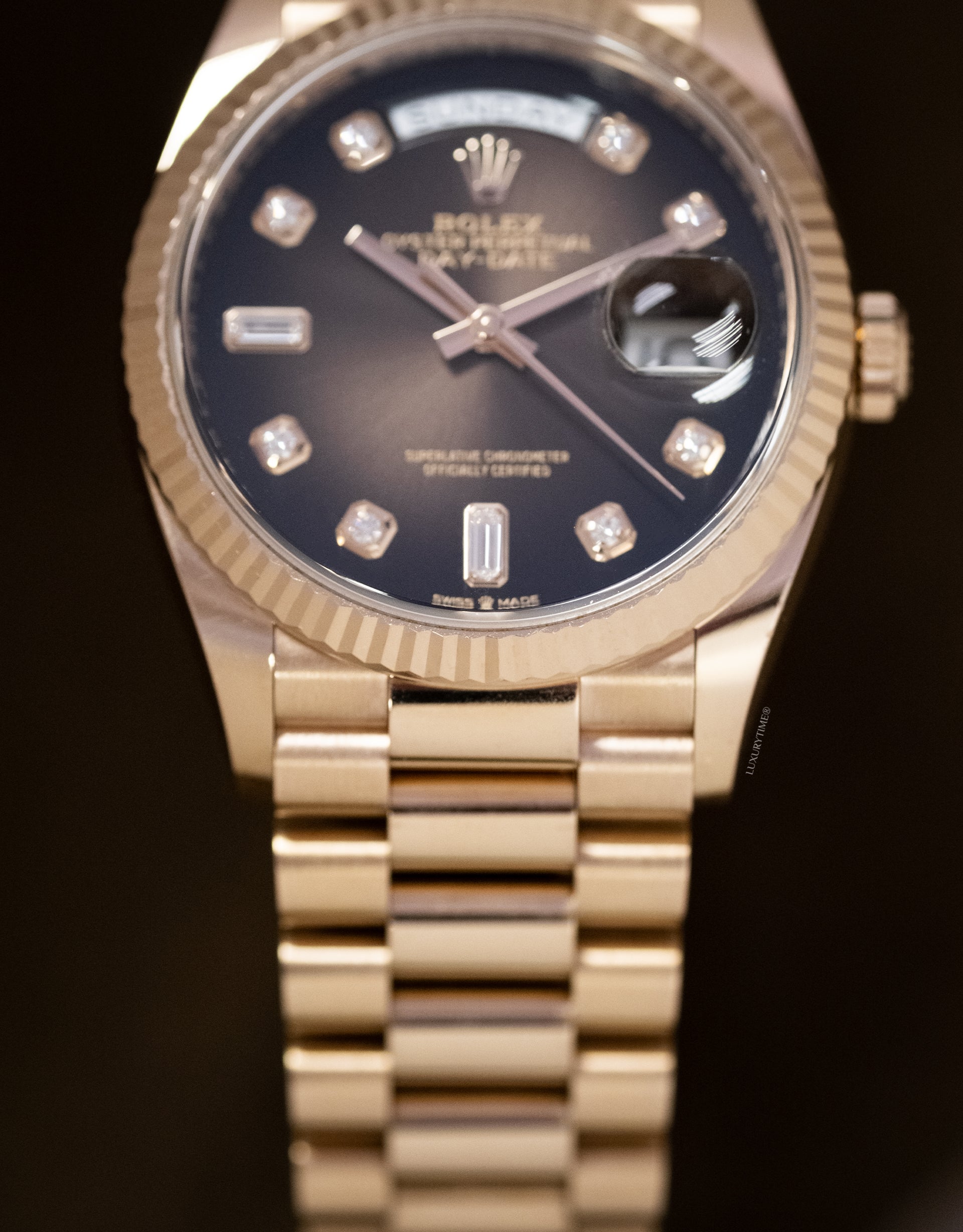 Rolex Day-Date 36mm Rose Gold Unisex Watch