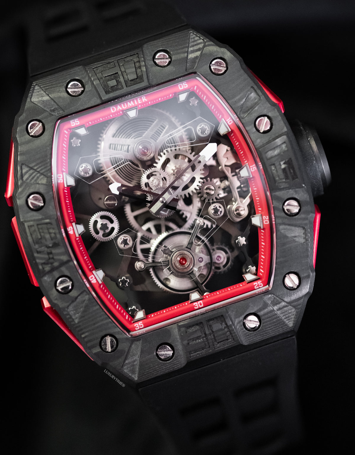Daumier Skeleton Tourbillon Men's Watch