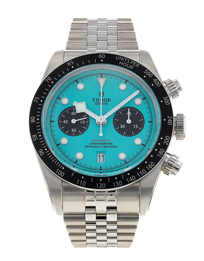 Tudor Black Bay Chronograph Turquoise Dial Men's Watch
