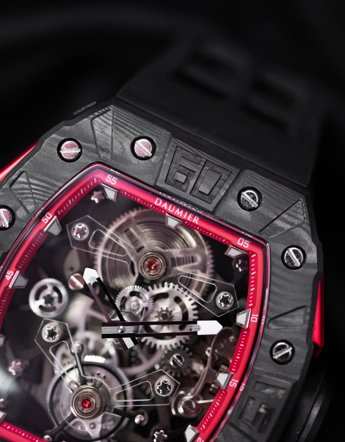 Daumier Skeleton Tourbillon Men's Watch