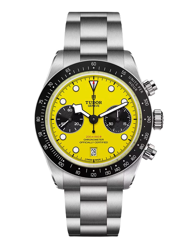 Tudor Black Bay Chrono "Bumblebee" Chronograph 39mm Men's Watch