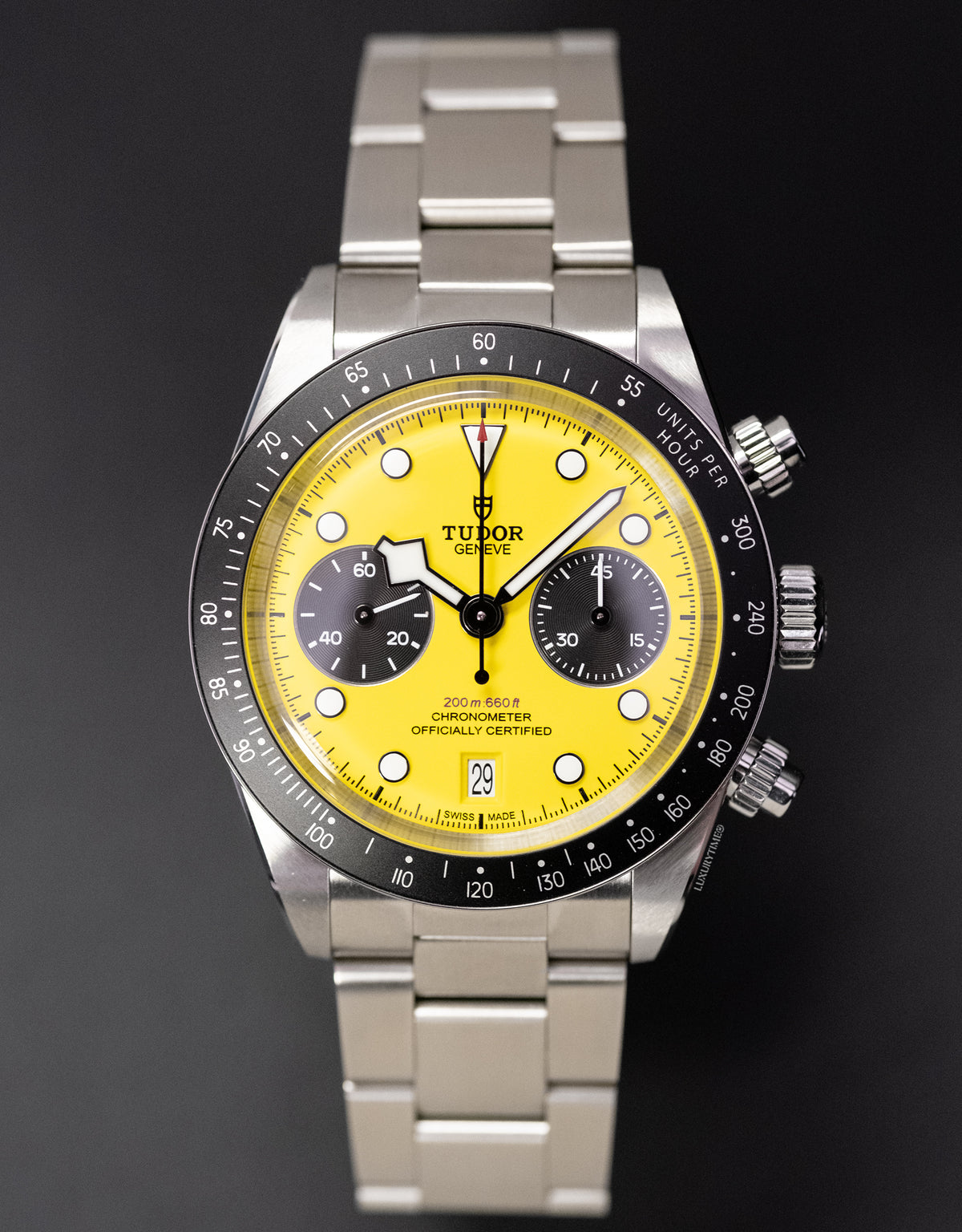 Tudor Black Bay Chrono "Bumblebee" Chronograph 39mm Men's Watch
