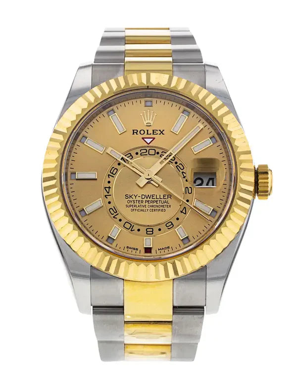 Rolex Sky-Dweller Champagne Dial Men's Watch