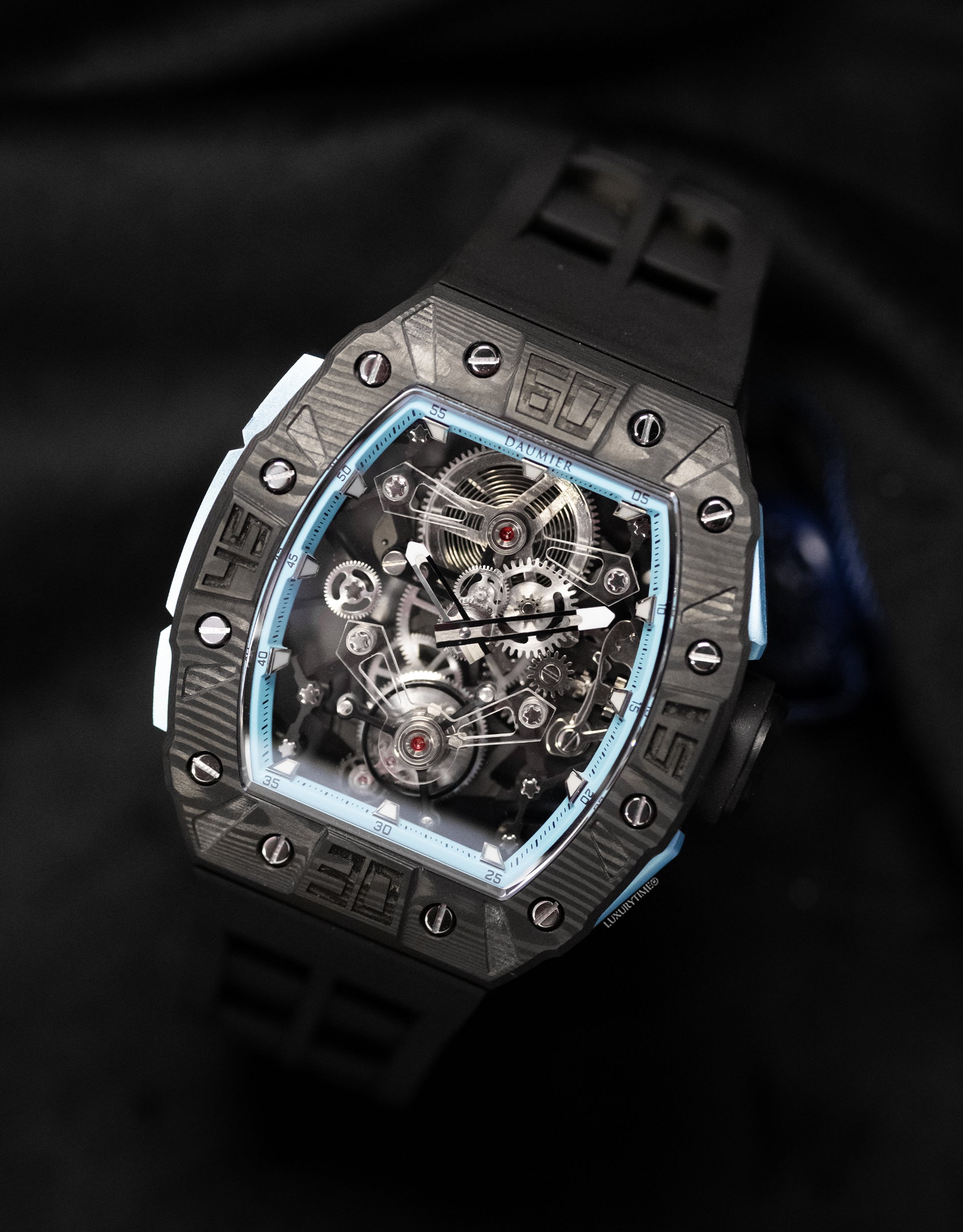 Daumier Skeleton Tourbillon Men's Watch