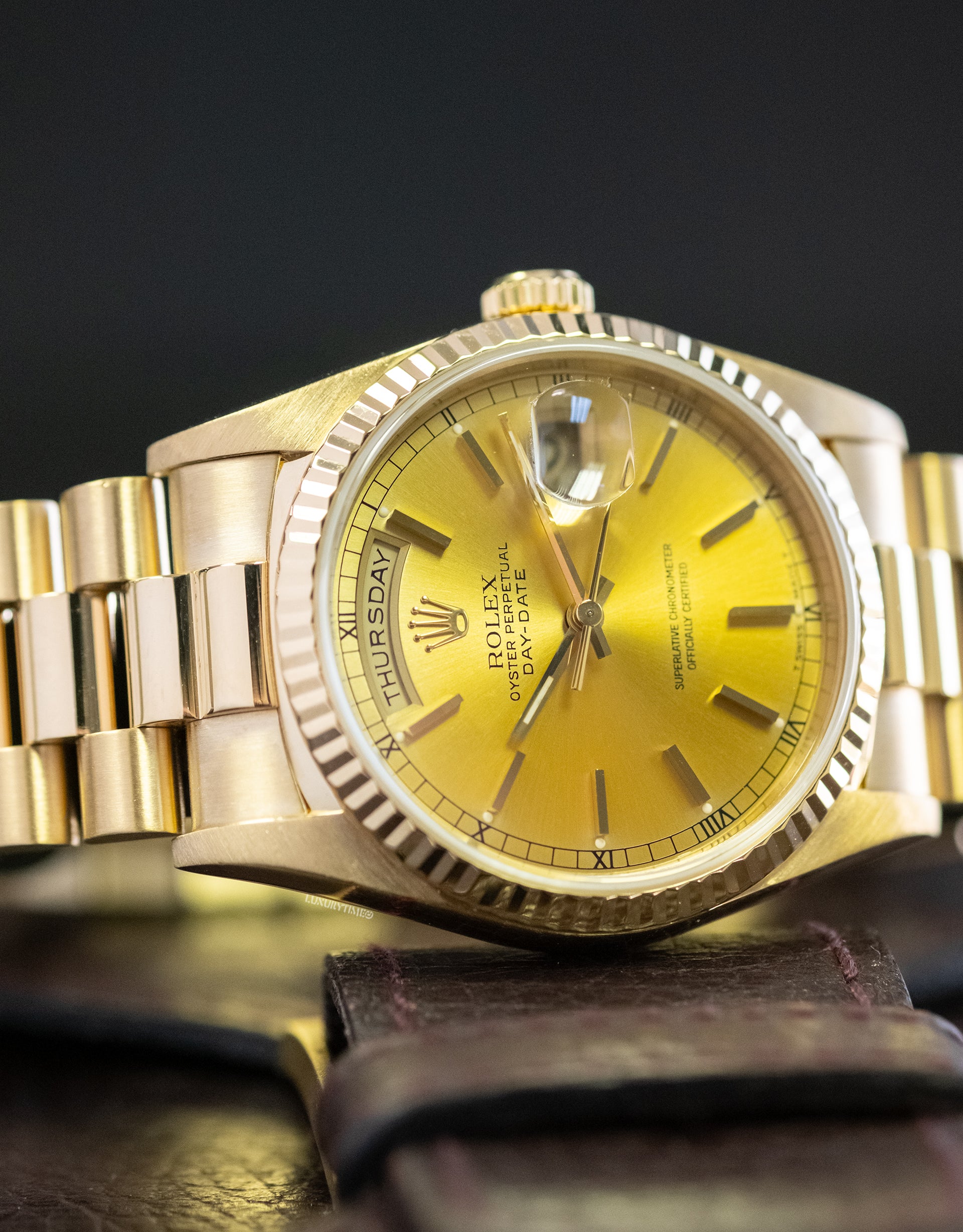 Rolex Day-Date 36 Yellow Gold Unisex Watch