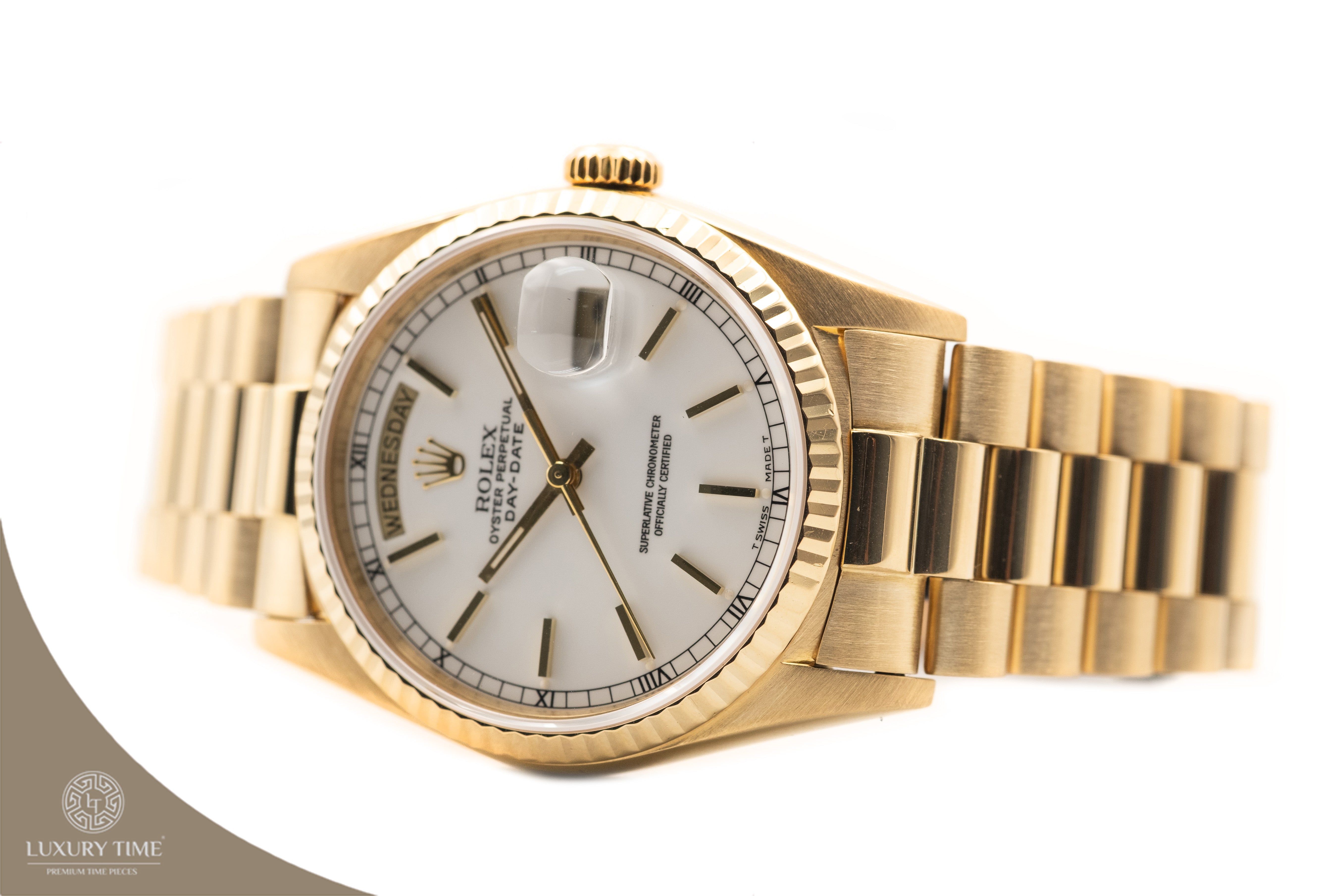 Rolex Day-Date Yellow Gold Mens Watch