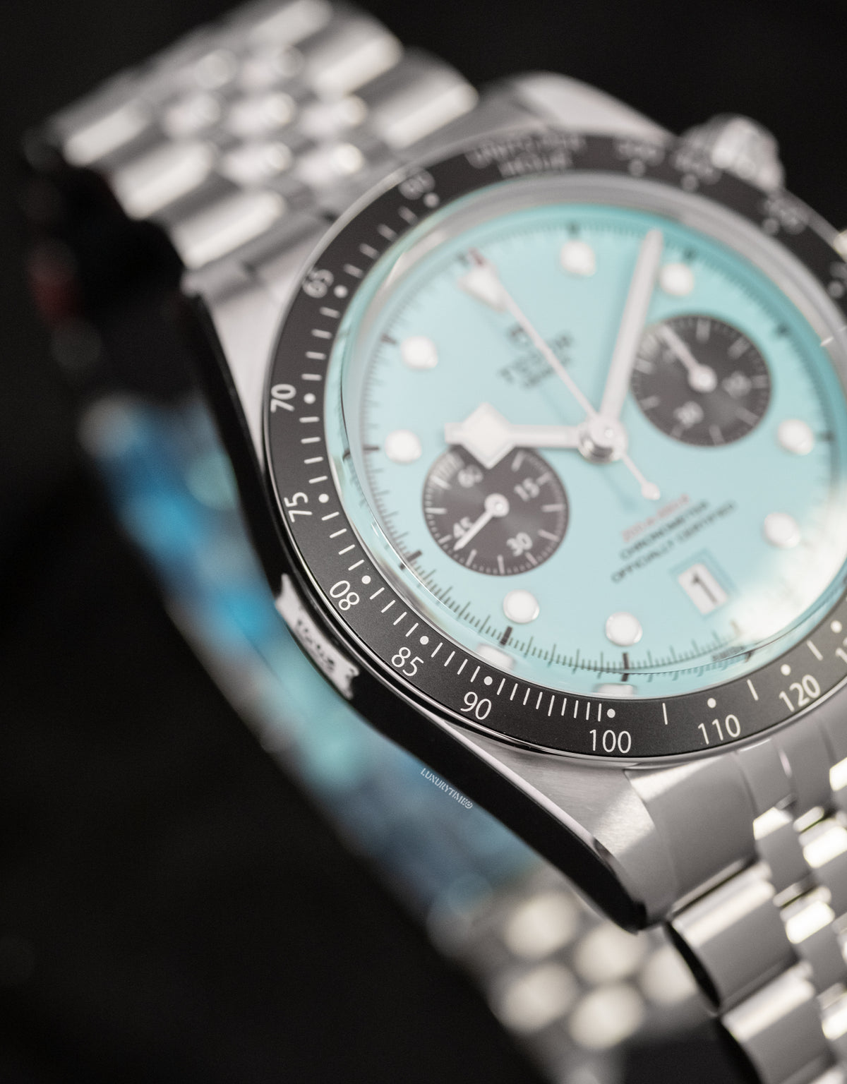 Tudor Black Bay Chronograph Turquoise Dial Men's Watch