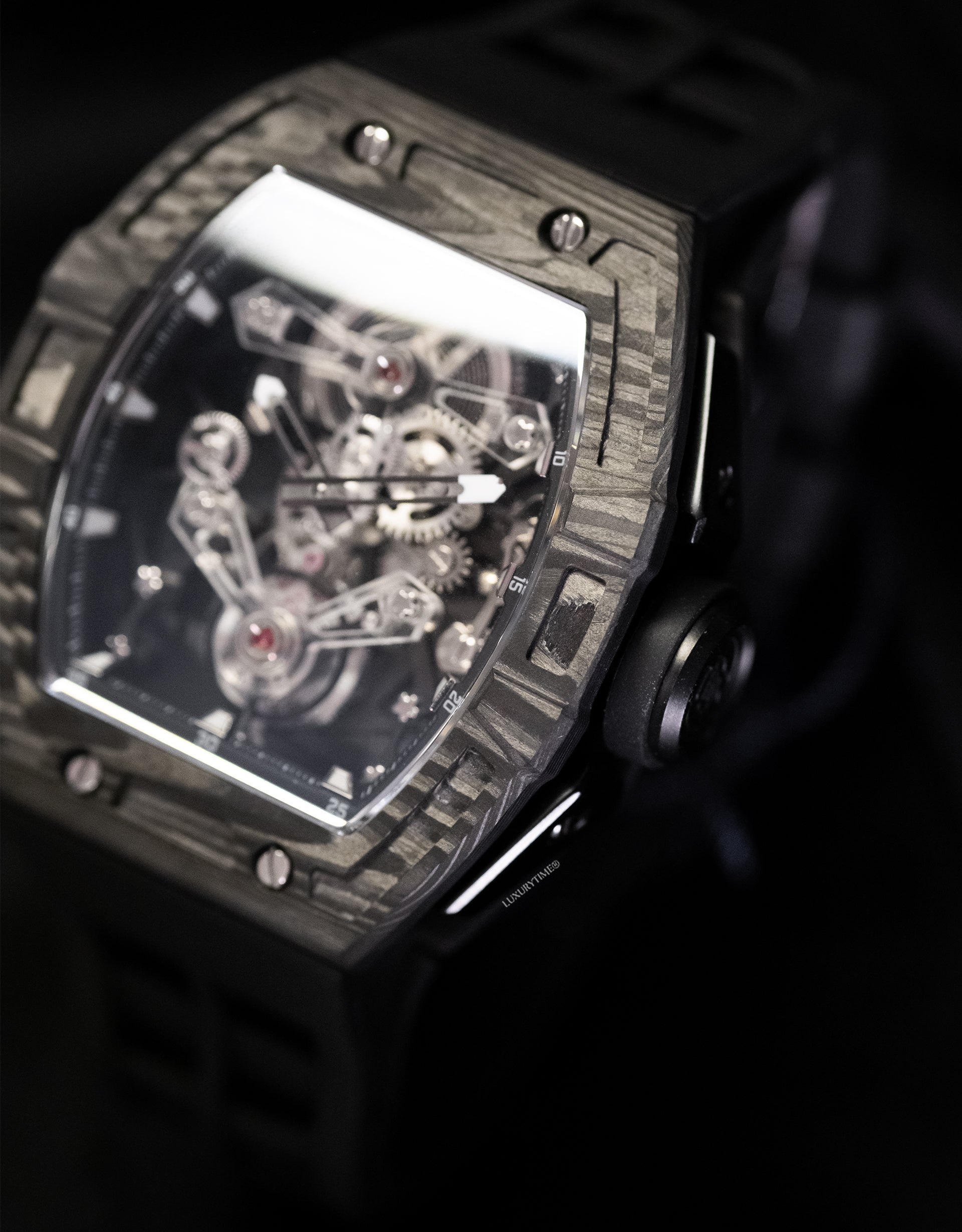 Daumier DM8699F Carbon Fibre Tourbillon Men's Watch