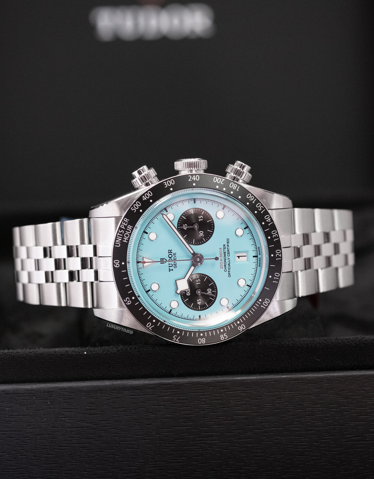 Tudor Black Bay Chronograph Turquoise Dial Men's Watch