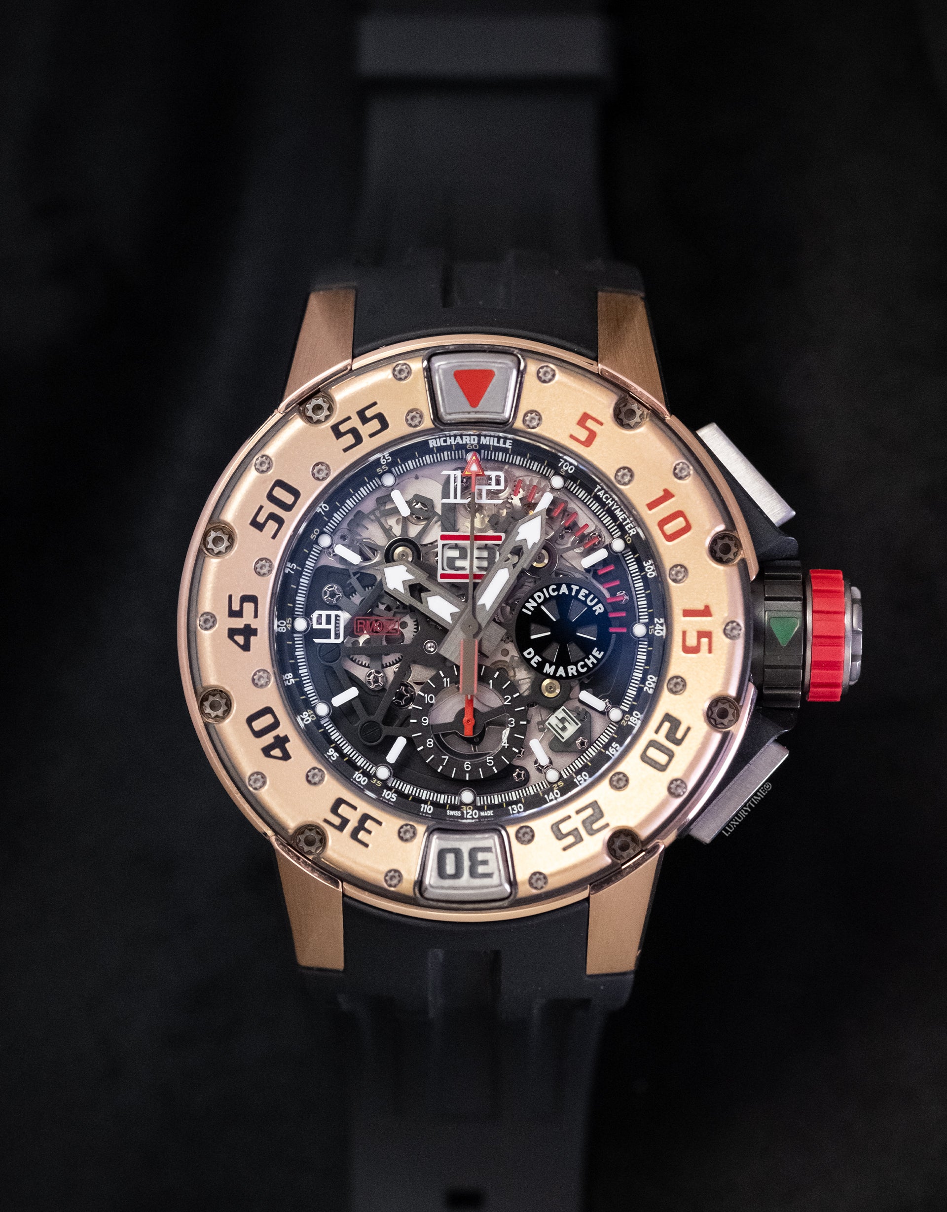 Richard Mille RM-32 AJ RG Flyback Chronograph Diver Men's Watch