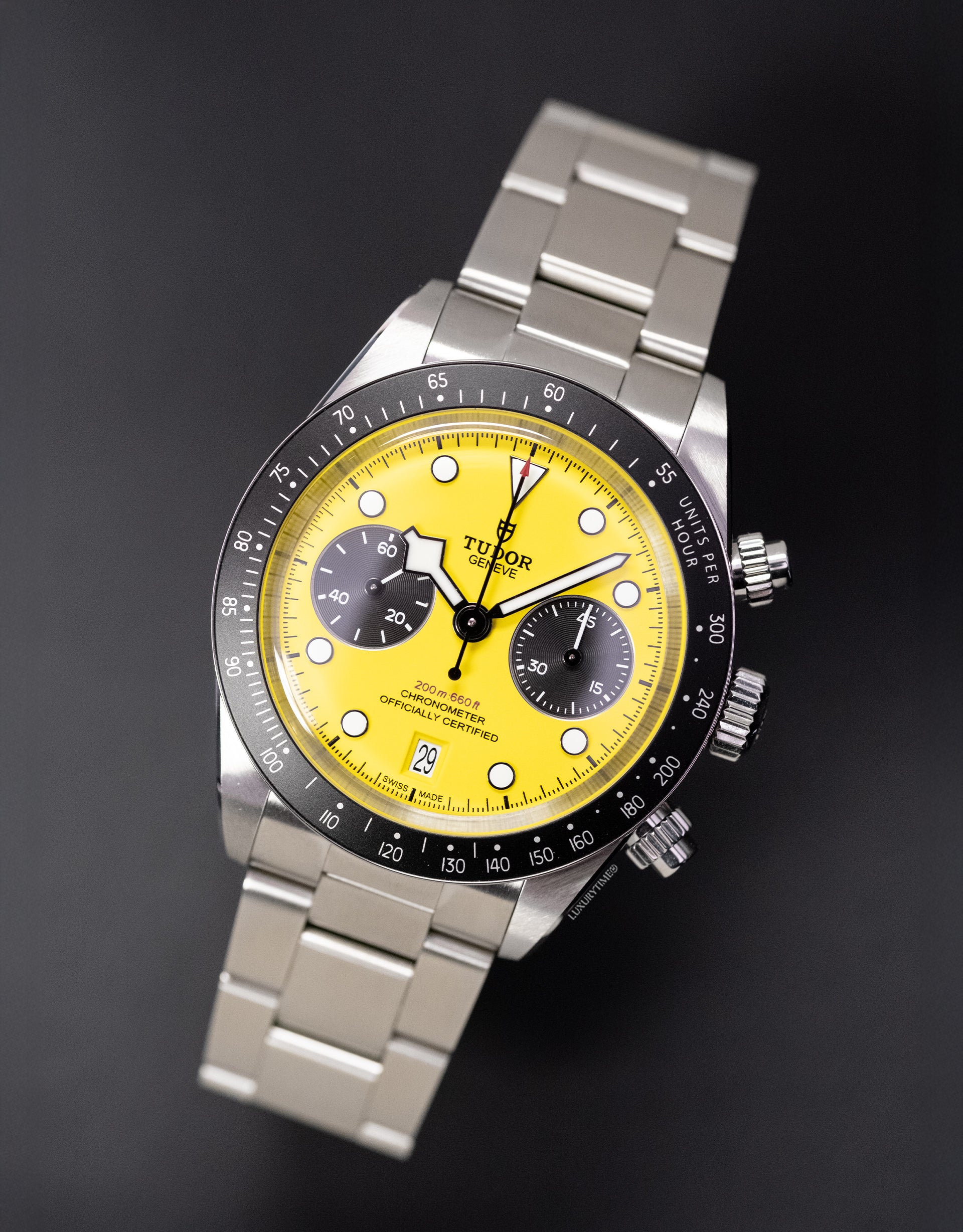 Tudor Black Bay Chrono "Bumblebee" Chronograph 39mm Men's Watch