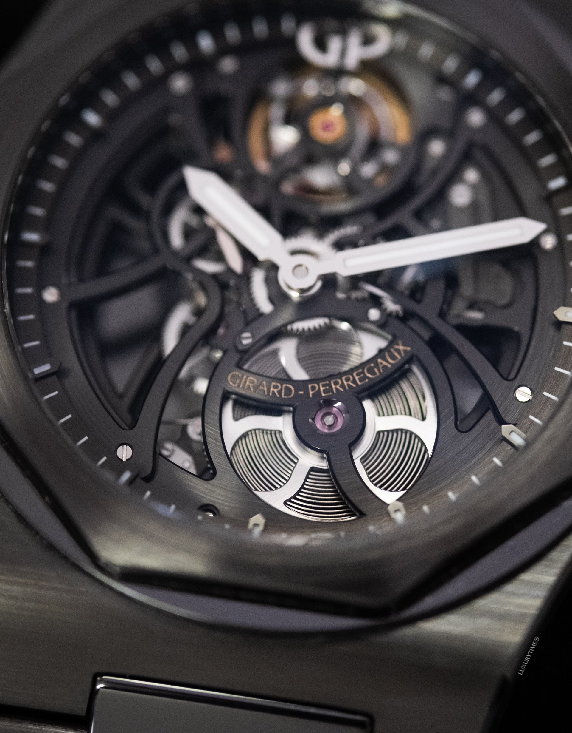 Girard Perregaux Laureato 42 Automatic Skeleton Ceramic Men's Watch