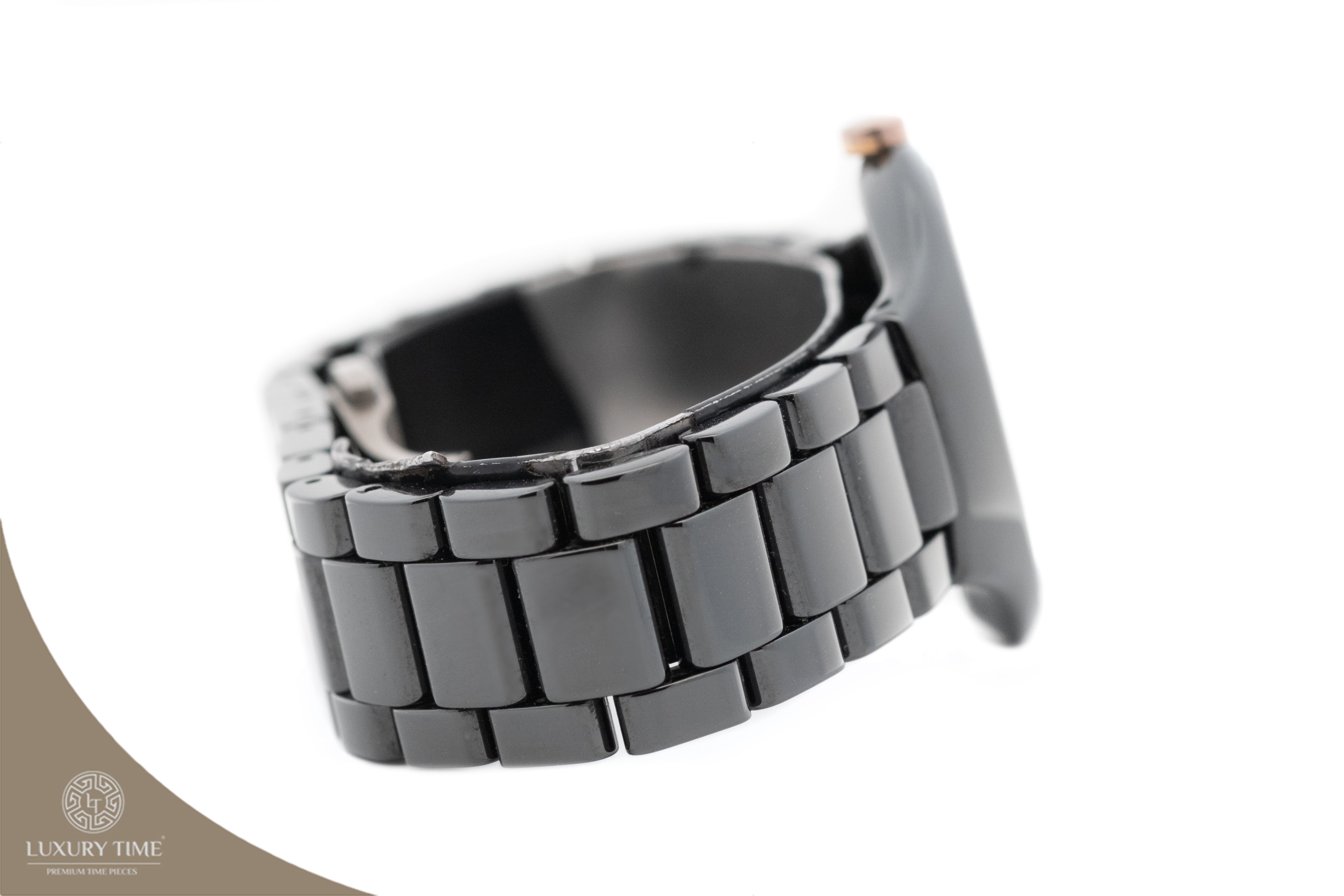Rado True Thinline Black Ceramic Ladies Watch