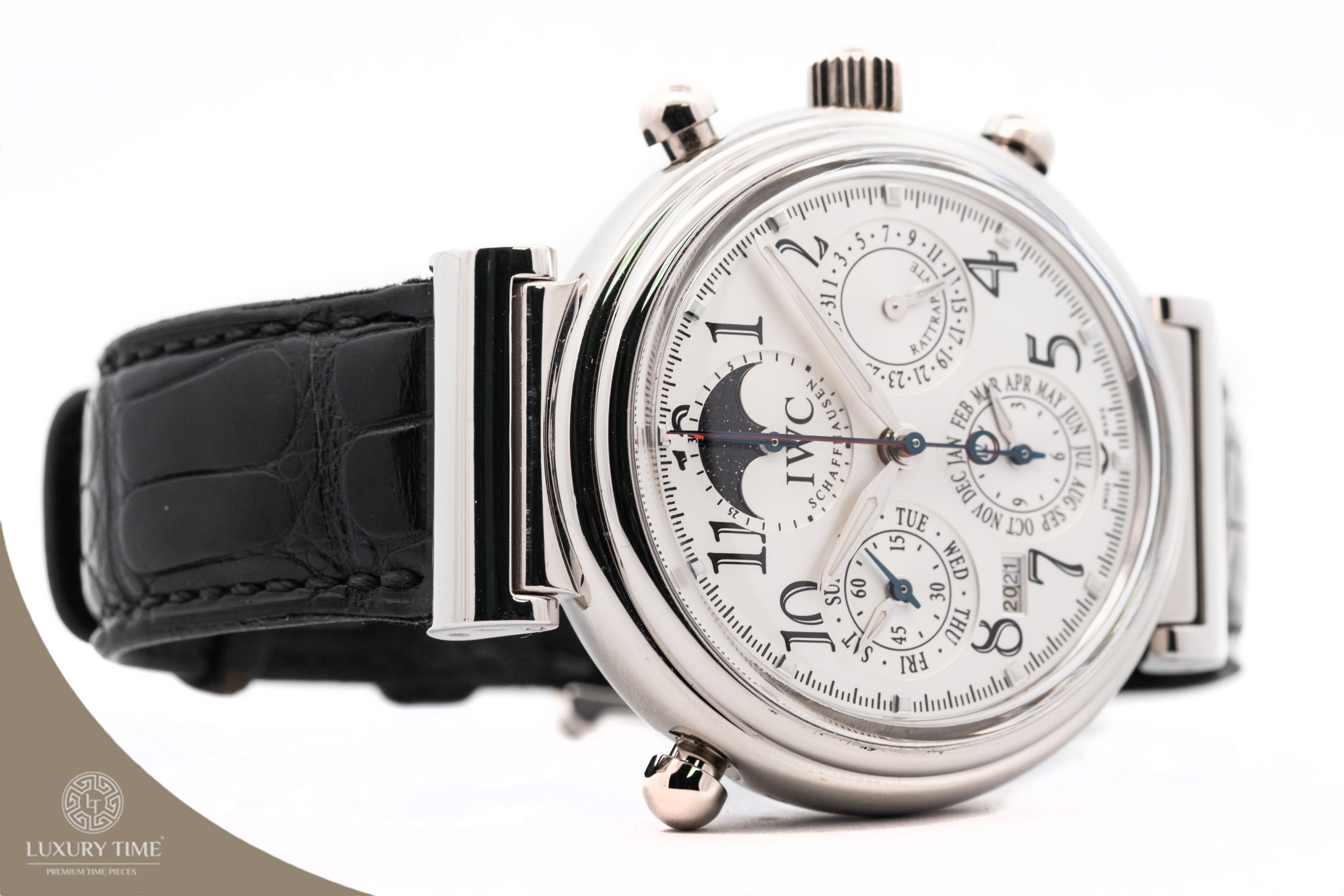 IWC Da Vinci Rattrapante Platinum Men's Watch