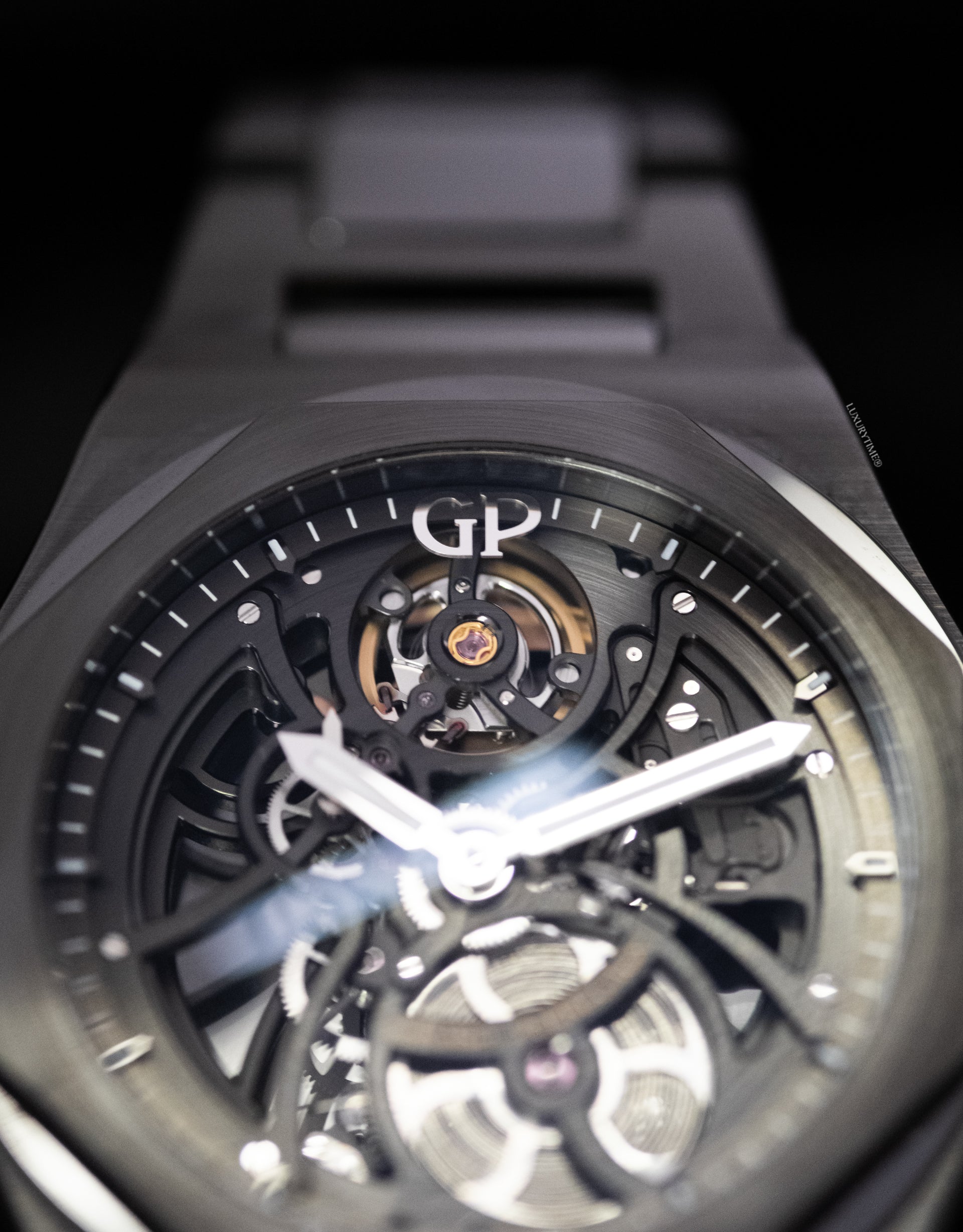 Girard Perregaux Laureato 42 Automatic Skeleton Ceramic Men's Watch
