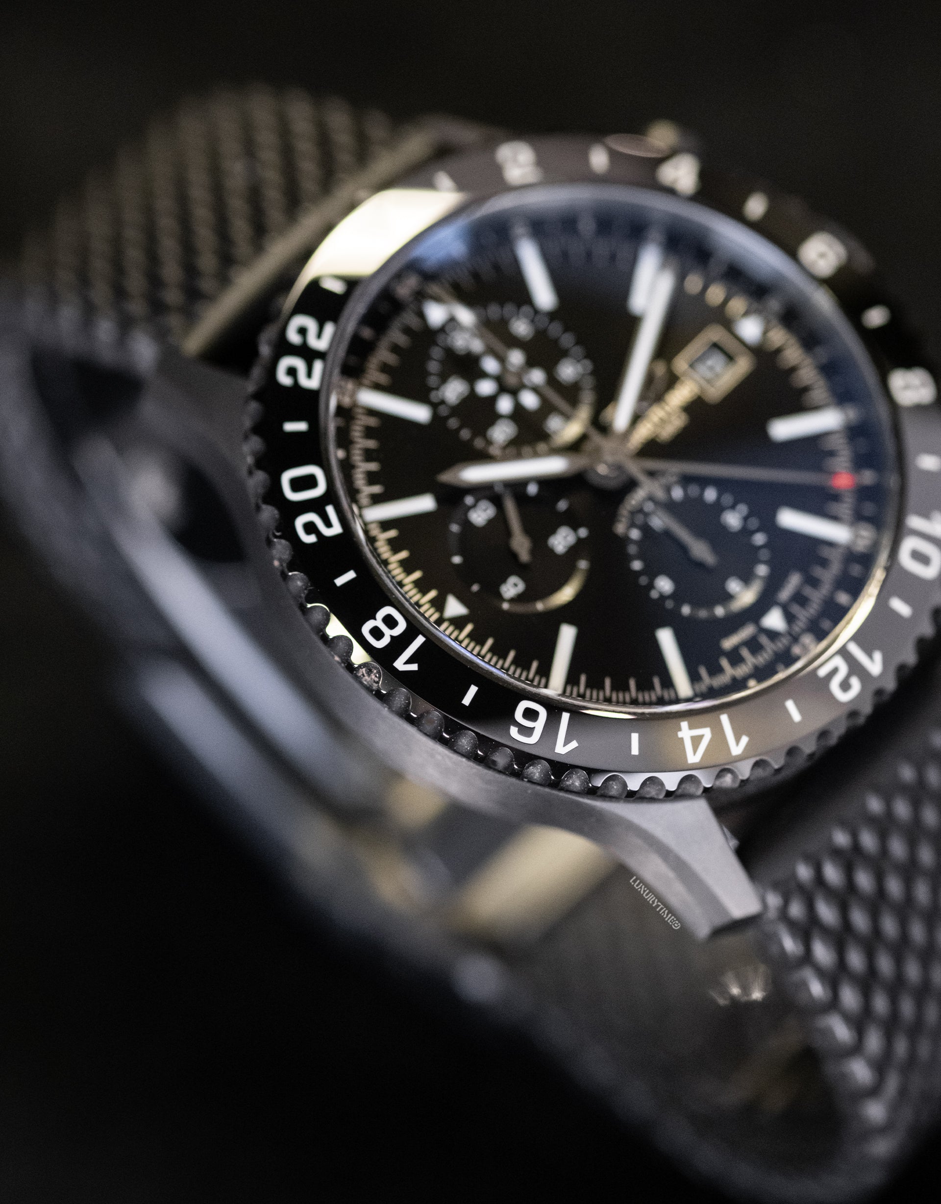 Breitling Chronoliner Blacksteel Automatic Chronograph Men's Watch