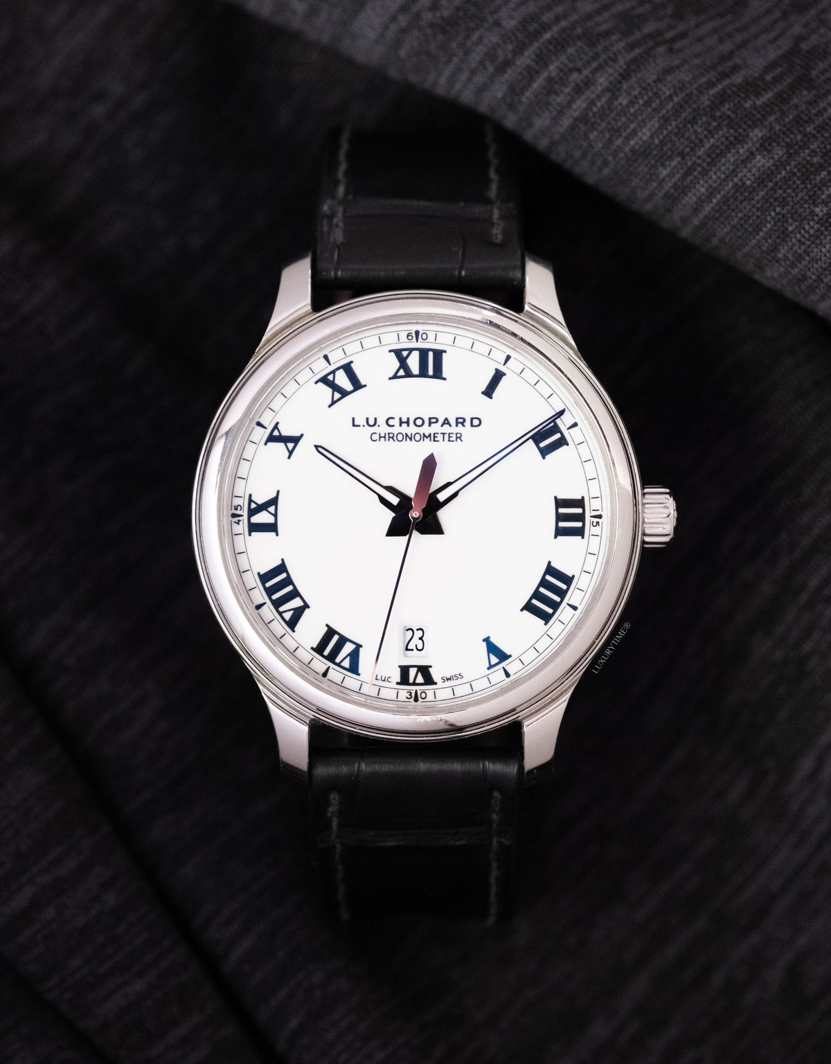 Chopard L.U.C. 1937 Classic Automatic White Dial Stainless Steel Men's Watch