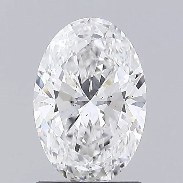 1.10ct Oval Lab Grown Diamond (Colour E, Clarity VS2, IGI Certified)