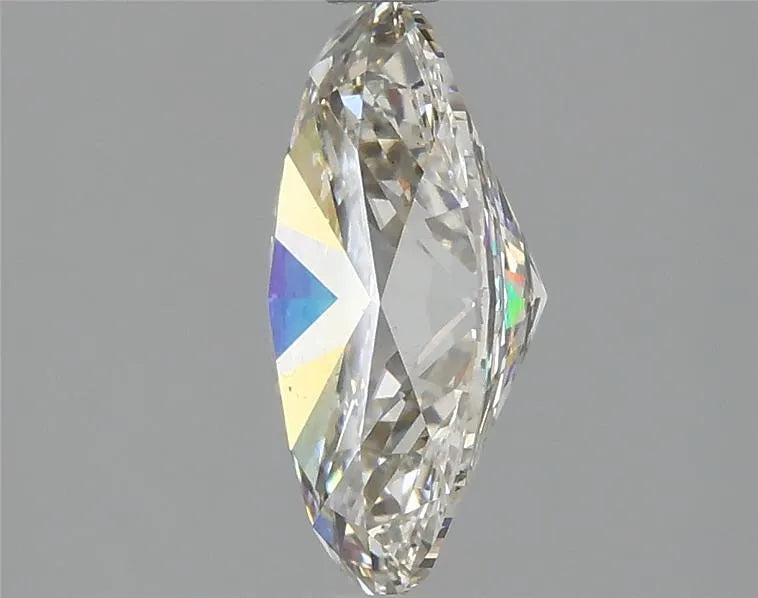 2.35 ct Oval IGI certified Loose diamond, H color | VS2 clarity