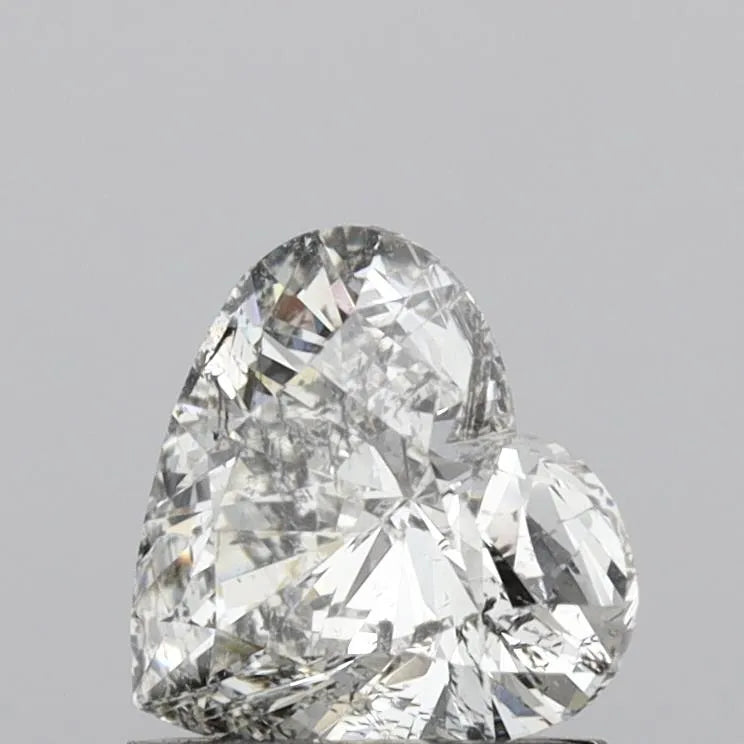 1.02ct Heart Natural Diamond (Colour H, Clarity SI2, Cut VG, IGI)