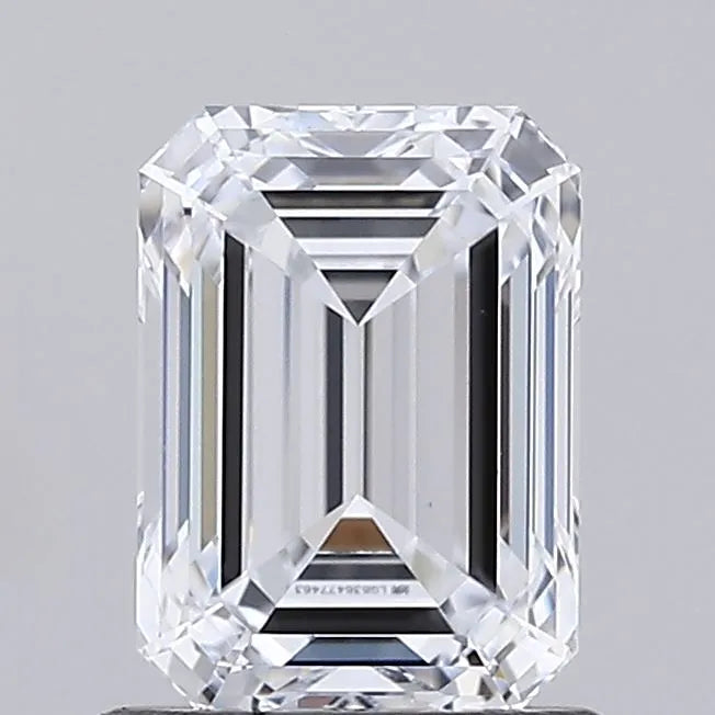 1.04ct Emerald Lab Grown Diamond (Colour E, Clarity IF, IGI)