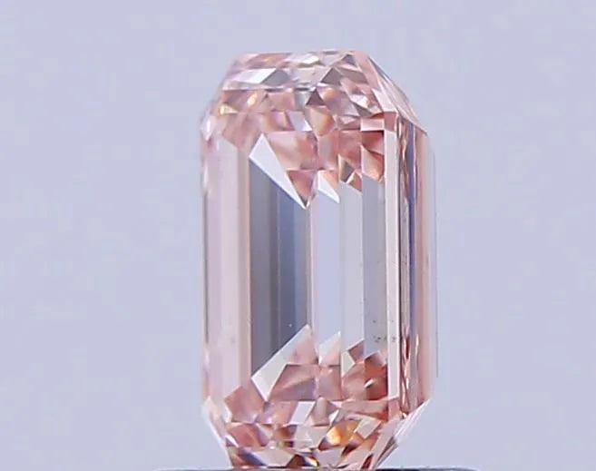 1.13ct Emerald Lab Grown Diamond (Fancy Intense Brownish Pink, Clarity VS1, IGI)