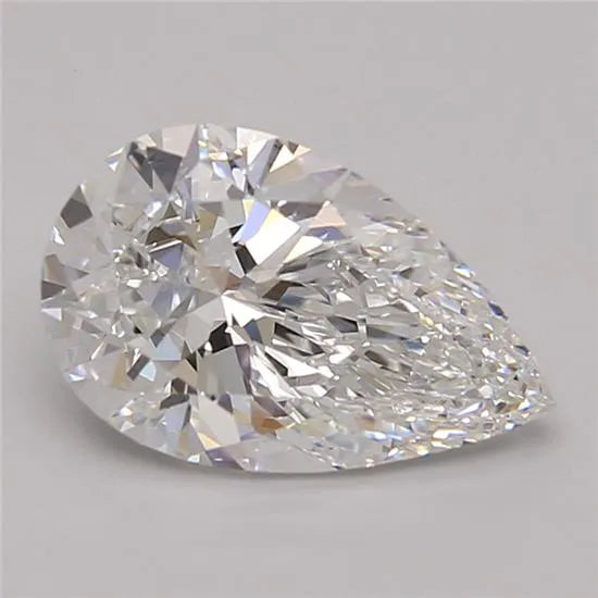 2.01ct Pear Lab Grown Diamond (Colour D, Clarity VVS1, GIA)