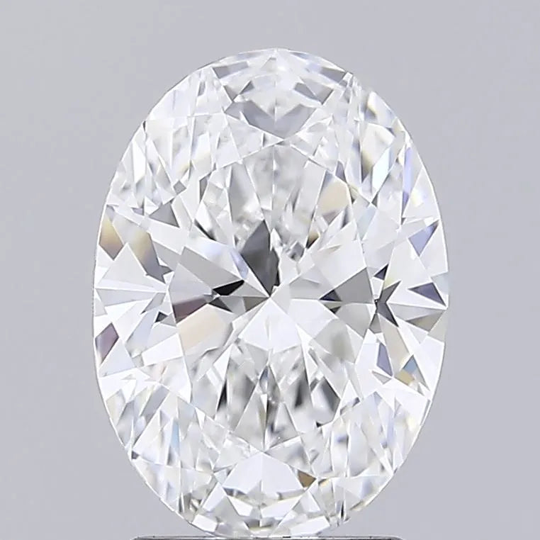 2.09ct Oval Lab Grown Diamond (Colour D, Clarity IF, IGI)