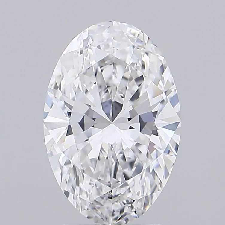 2.50ct Oval Lab Grown Diamond (Colour E, Clarity VVS1, IGI)