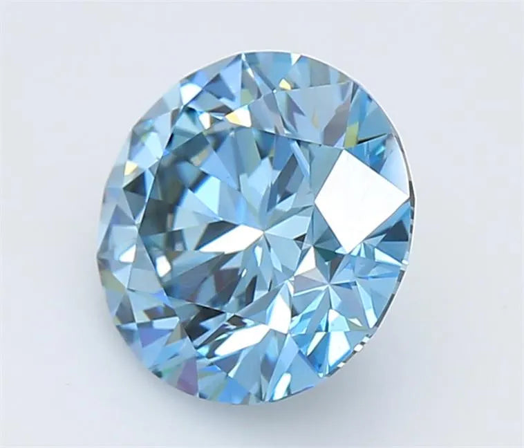 2.10 ct Round NONE certified Loose diamond, FANCY color | VS1 clarity  | ID cut
