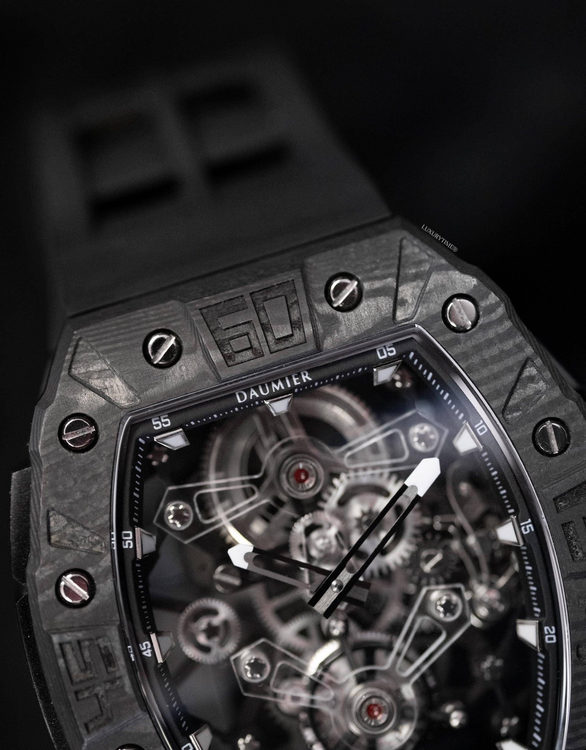 Daumier Skeleton Tourbillon Men's Watch