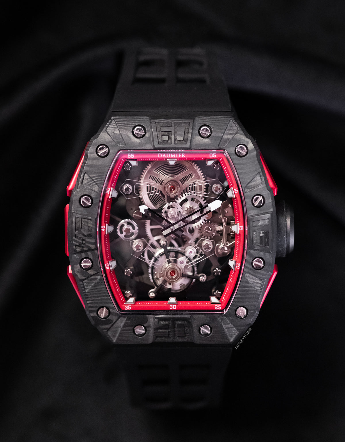 Daumier Skeleton Tourbillon Men's Watch