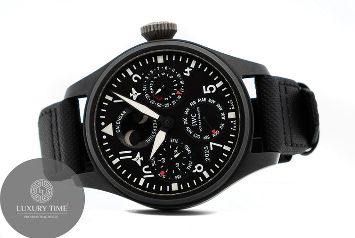 IWC Big Pilot's Watch Perpetual Calendar TOP GUN Mens Watch
