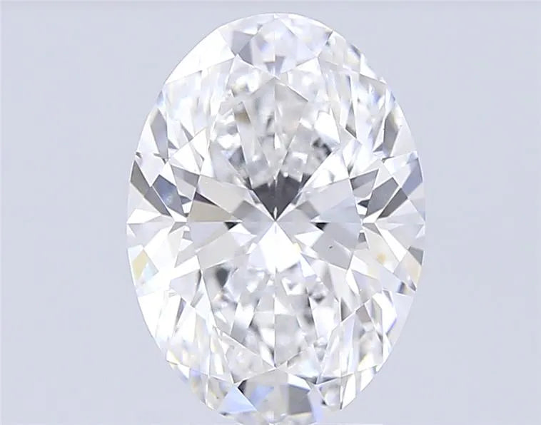 4.06 ct Oval IGI certified Loose diamond, D color | VS1 clarity