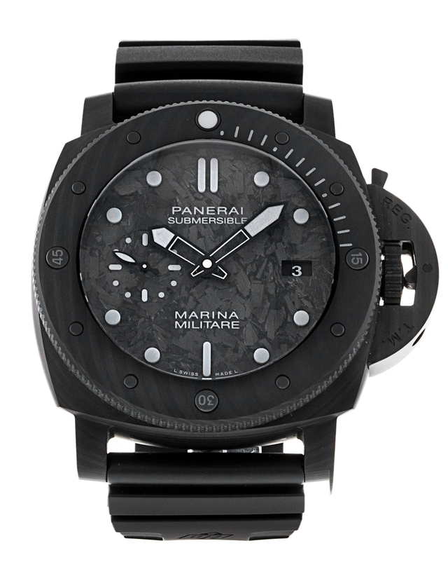 Panerai Submersible Marina Militare Carbotech Automatic Men's Watch