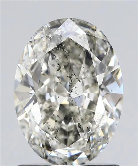 1.02ct Oval Natural Diamond (Colour H, Clarity SI2, HRD)