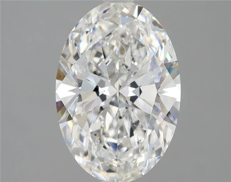 3.38 ct Oval IGI certified Loose diamond, F color | VS2 clarity